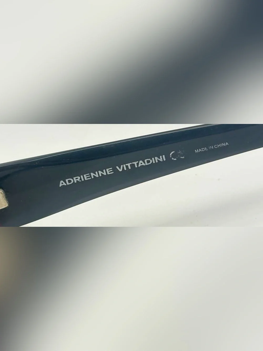 Adrienne Vittadini AV5034S Black Oval Sunglasses Frames Only